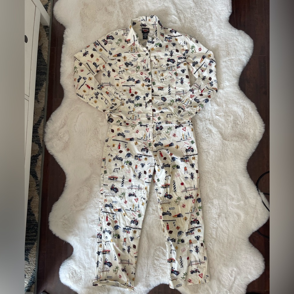 Women’s Harley Davidson Tori Richard Jacket and Pants set S